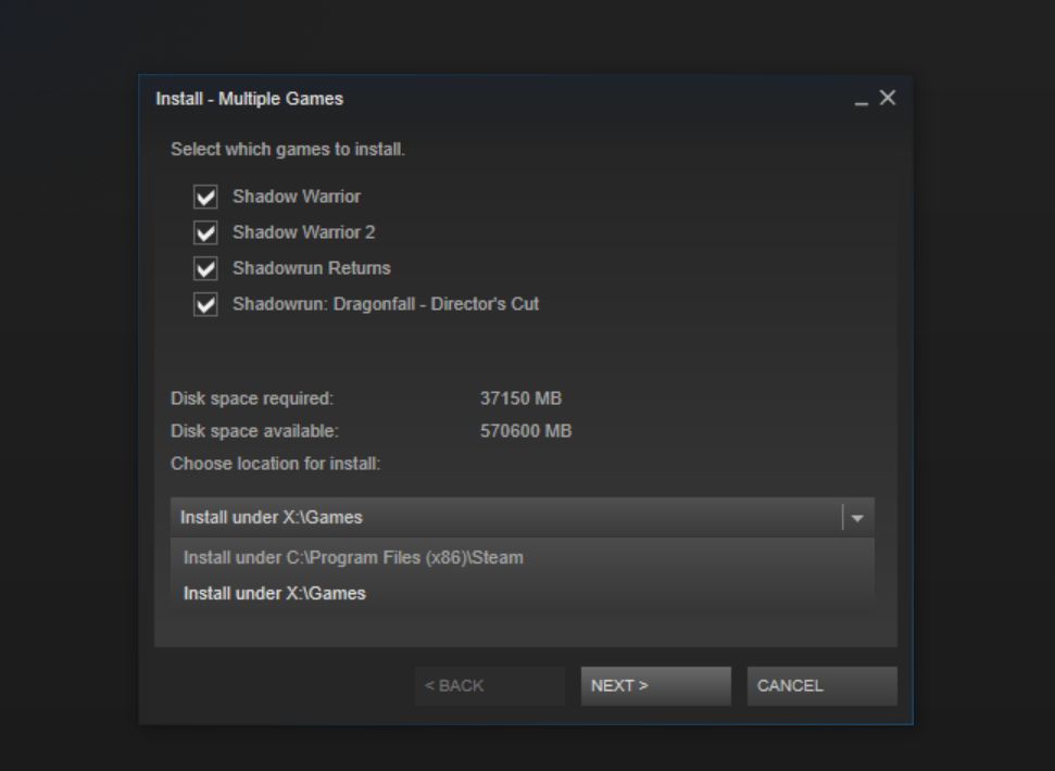 Download and install steam